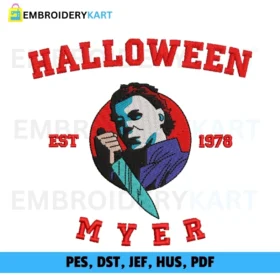 Michael Myers Halloween Embroidery file