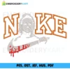 Nike Michael swoosh Halloween Embroidery design