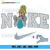 Nike Cinderella Embroidery File, Cinderella And Prince Charming