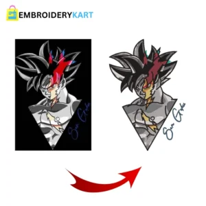 Custom Embroidery Digitizing anime