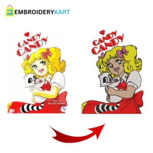 Custom Embroidery Digitizing cartoon
