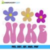 Nike Flowers Machine Embroidery design