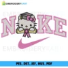 Nike Hello Kitty Machine Embroidery Design