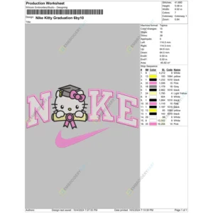 Nike Kitty Graduation 6by10