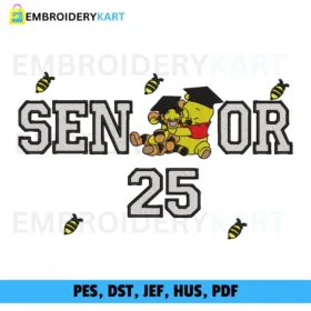 Pooh and Tiger Senior Embroidery Design