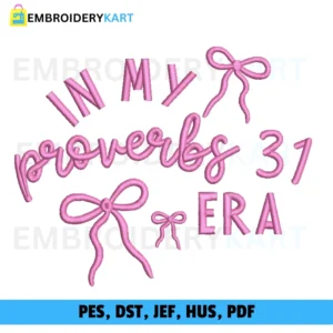 In my proverbs era Embroidery Drsign