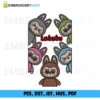 Labubu Cartoon Embroidery Drsign