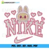 Nike Labubu hearts Embroidery Drsign