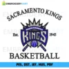 Sacramento Kings Logo Embroidery Design