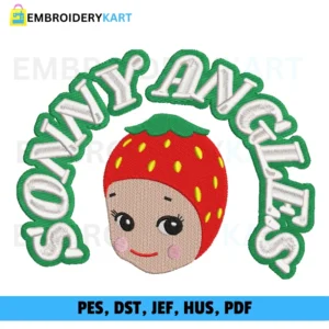 Sonny angles Strawberry Embroidery Drsign