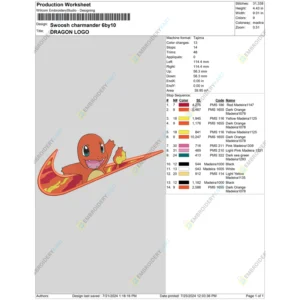 Swoosh charmander 6by10