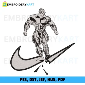 Swoosh muscle x Embroidery Design