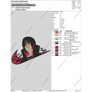 Uchiha Itachi 6by10