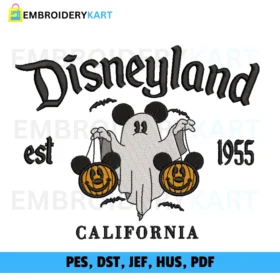 Disneyaland mickey Halloween Embroidery design