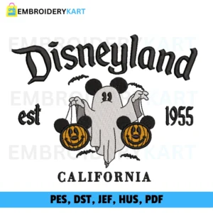 Disneyaland mickey Halloween Embroidery design