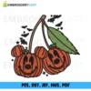 HELLOWEEN Pumpkin leave Embroidery design
