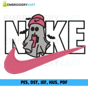 NIKE ghost v7 Halloween Embroidery design