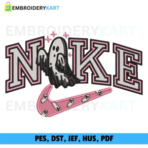 Nike Ghosts Halloween Embroidery design