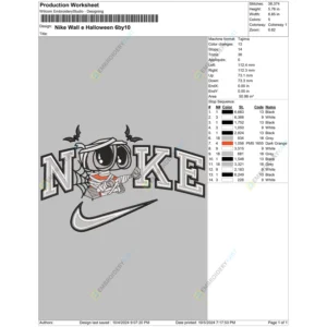 Nike Wall e Halloween 6by10