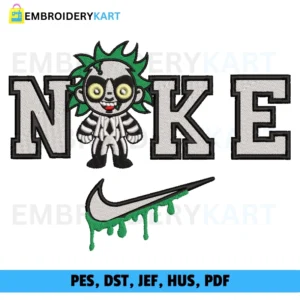 BEETLEJUICE X nike Halloween Embroidery design