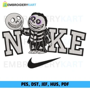 Nike Barrel Halloween Embroidery design