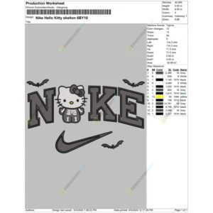 Nike Hello Kitty skelton 6BY10