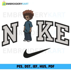 Nike Huey Freeman Halloween Embroidery design