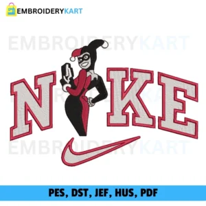 Nike Joker Halloween Embroidery design