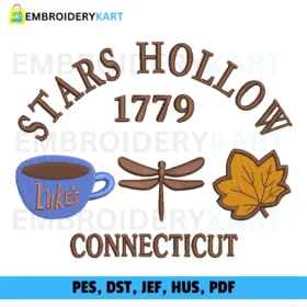 STARS holl Halloween Embroidery design
