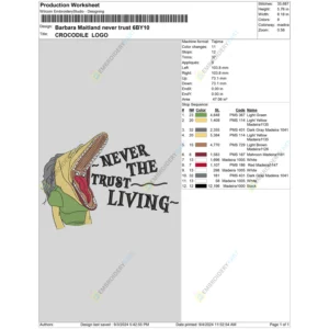 Barbara Maitland never trust 6BY10