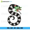 Beetlejuice snake 5 Halloween Embroidery design