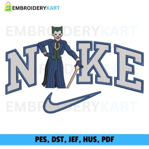 Nike Harley Quinn 2 Halloween Embroidery design