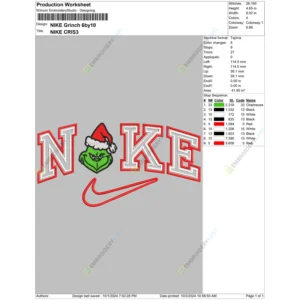 NIKE Grinch 6by10