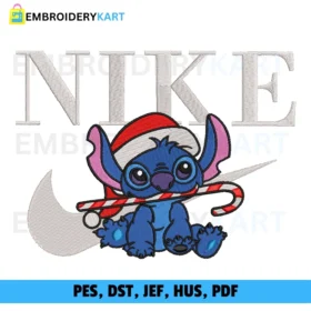 NIKE STITCH Christmas Embroidery design