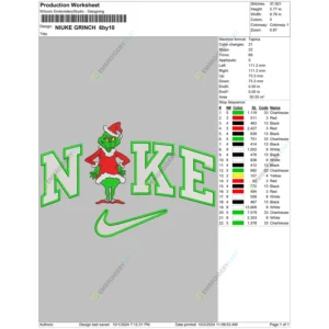 NIUKE GRINCH 6by10
