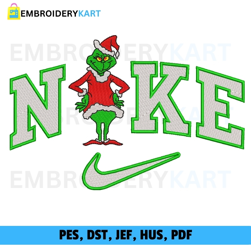 NIUKE GRINCH Christmas Embroidery design