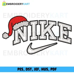 Nike Christmas cap v3 Embroidery design