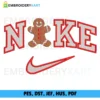 Nike Gingerbread v2 Christmas Embroidery design