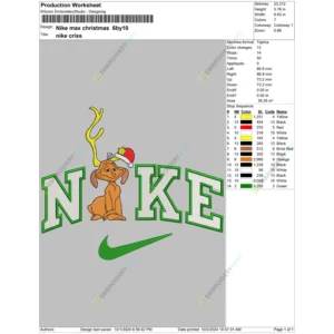 Nike max christmas 6by10