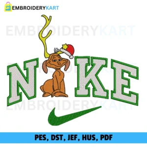 Nike max christmas Embroidery design