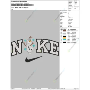 Nike olaf v2 6by10