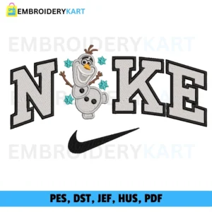 Nike olaf v2 Christmas Embroidery design