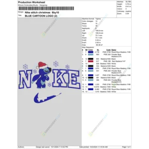 Nike stitch christmas v1 6by10