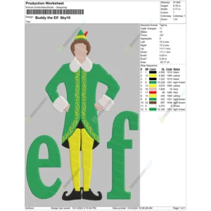 Buddy the Elf 6by10