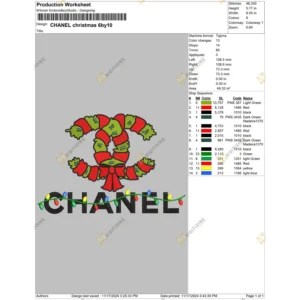 CHANEL christmas 6by10