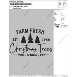 Farm fresh TREE 6by10