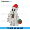 Ghost Christmas Embroidery design