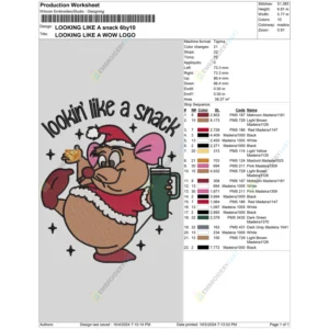 LOOKING LIKE A snack 6by10