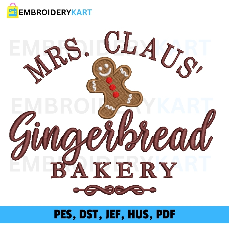 MR CLAUS Christmas Embroidery design