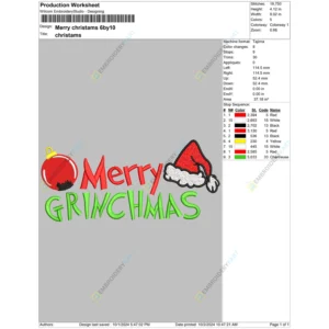 Merry christams 6by10